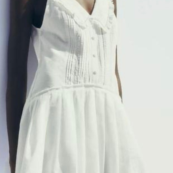 Zara White Midi Dress - Picture 4 of 8